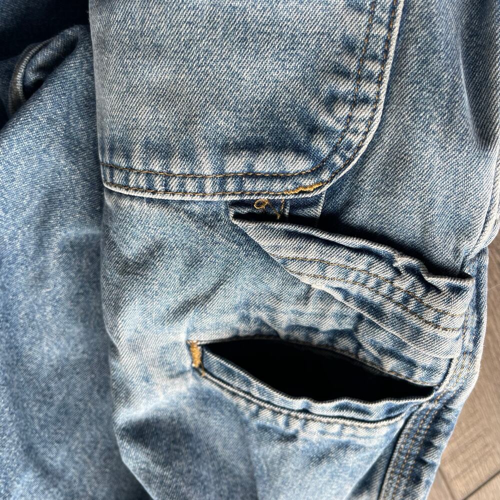 Carhartt Shorts Jorts Vintage Carpenter Washed Denim - Picture 9 of 10